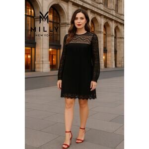 Milly of New York Black Lace Dress Sz. 2